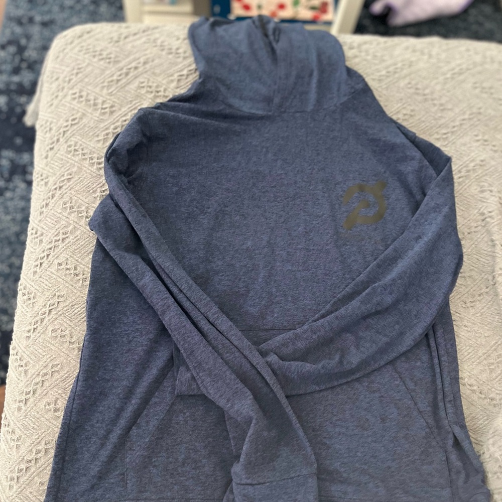 Blue Peloton Hoodie-Nualime brand